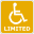 Wheelchair limited icon