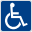 Wheelchair yes icon