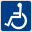 Wheelchair yes icon